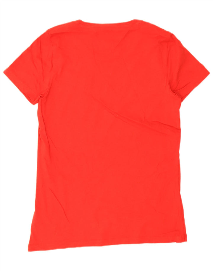 Tommy Hilfiger Camiseta masculina grande de algodão vermelho
