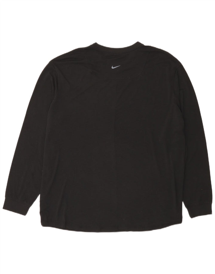 Nike Mens Dri Fit Top Manga Longa 2XL Poliéster Preto