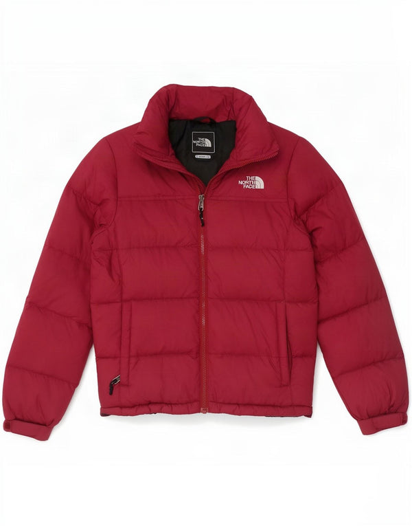 Jaqueta acolchoada feminina The North Face UK 10 Small Borgonha Nylon