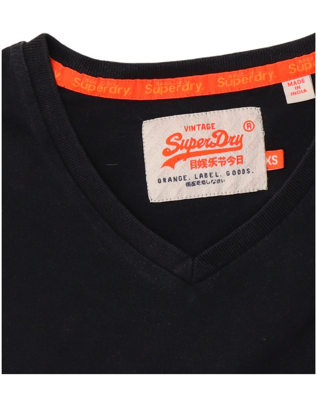 Camiseta masculina Superdry XS azul marinho