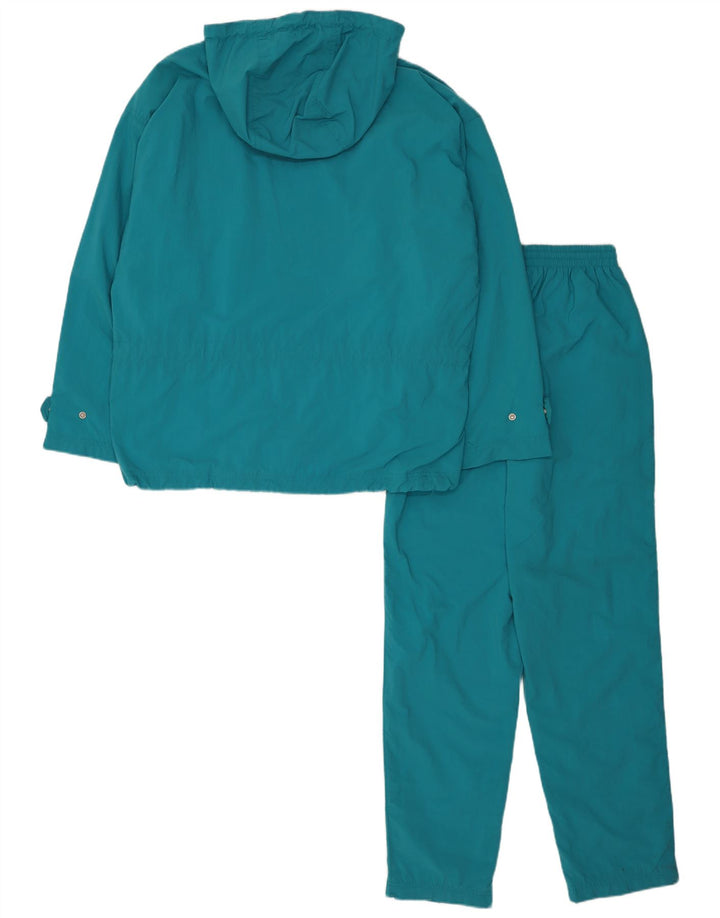 Diadora Womens Hooded Oversized Full Tracksuit UK 14 Médio Azul Poliamida