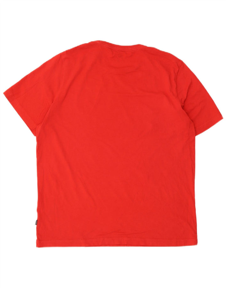 Puma Camiseta Masculina Graphic Top Grande Vermelho