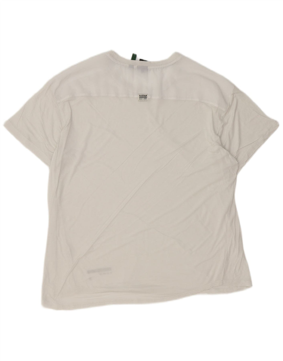 Camiseta masculina G-Star Top grande branco