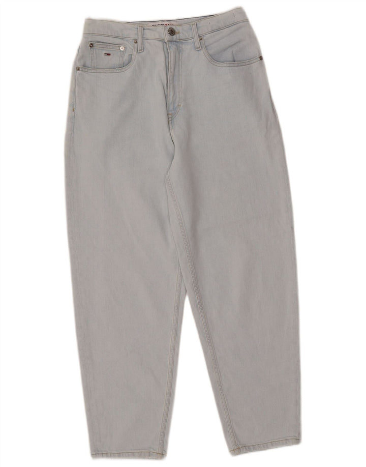 Tommy Hilfiger Calça jeans feminina cintura alta W28 L25 Azul