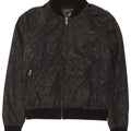 Superdry Womens Tracksuit Top Jacket UK 14 Médio Preto Camuflagem