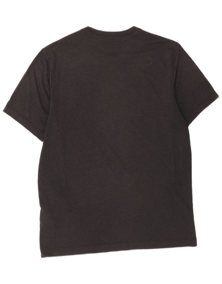 Camiseta Nike Masculina Dri Fit Graphic Top Médio Preto Poliéster