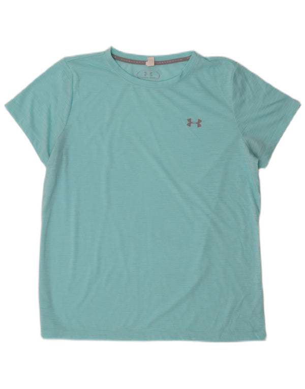 Under Armour Mens Heat Gear T-Shirt Top XL Blue