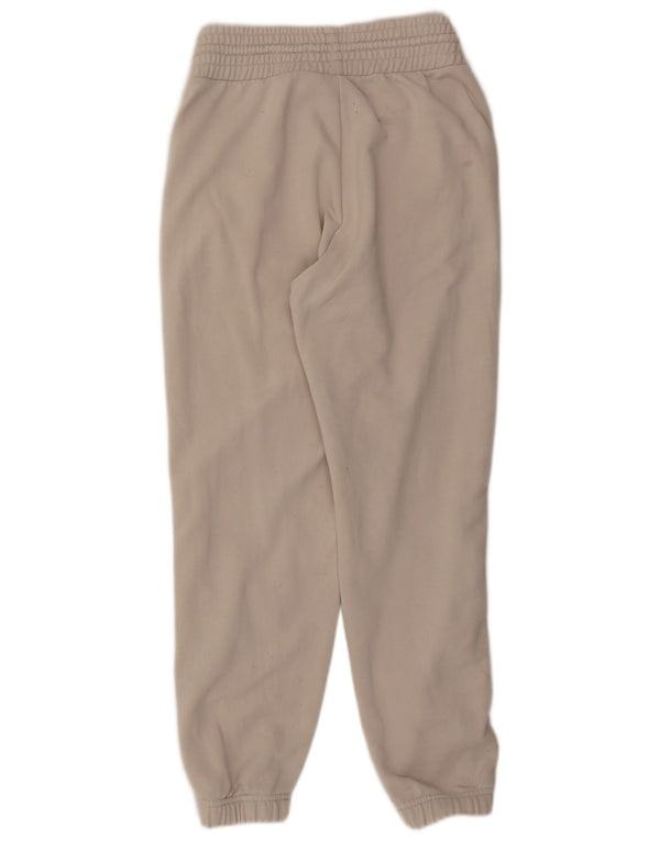 Adidas Womens Tracksuit Calças Joggers UK 12 Médio Off White Algodão