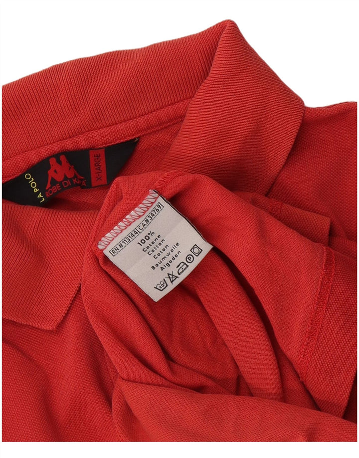 Camisa polo masculina Kappa XL algodão vermelho