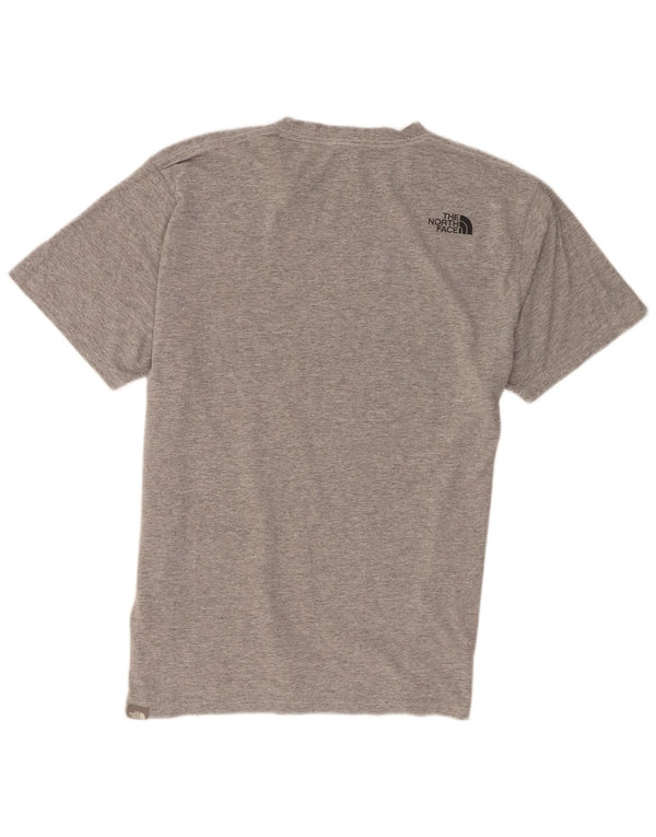 Camiseta gráfica masculina The North Face grande algodão cinza