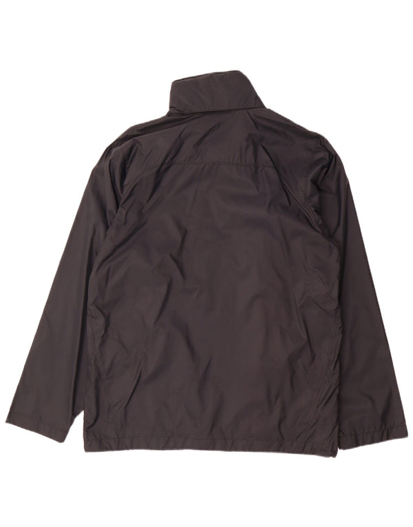 Jaqueta de chuva masculina Columbia UK 36 pequena preta nylon