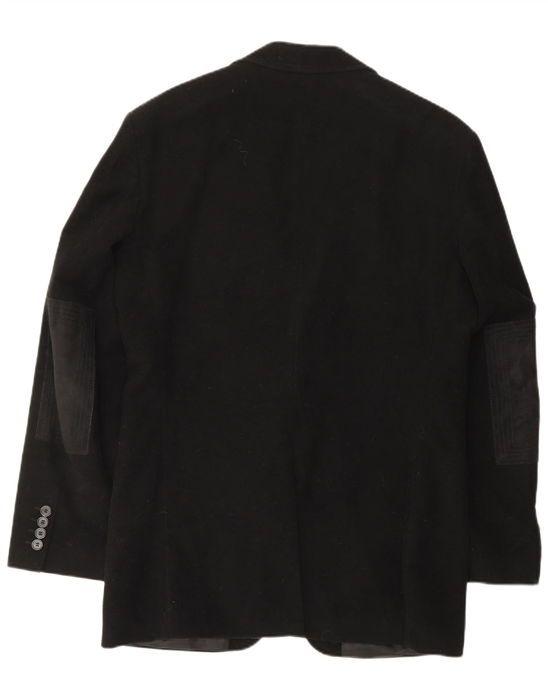 Jaqueta blazer masculina de 2 botões HUGO BOSS EU 48 algodão preto médio