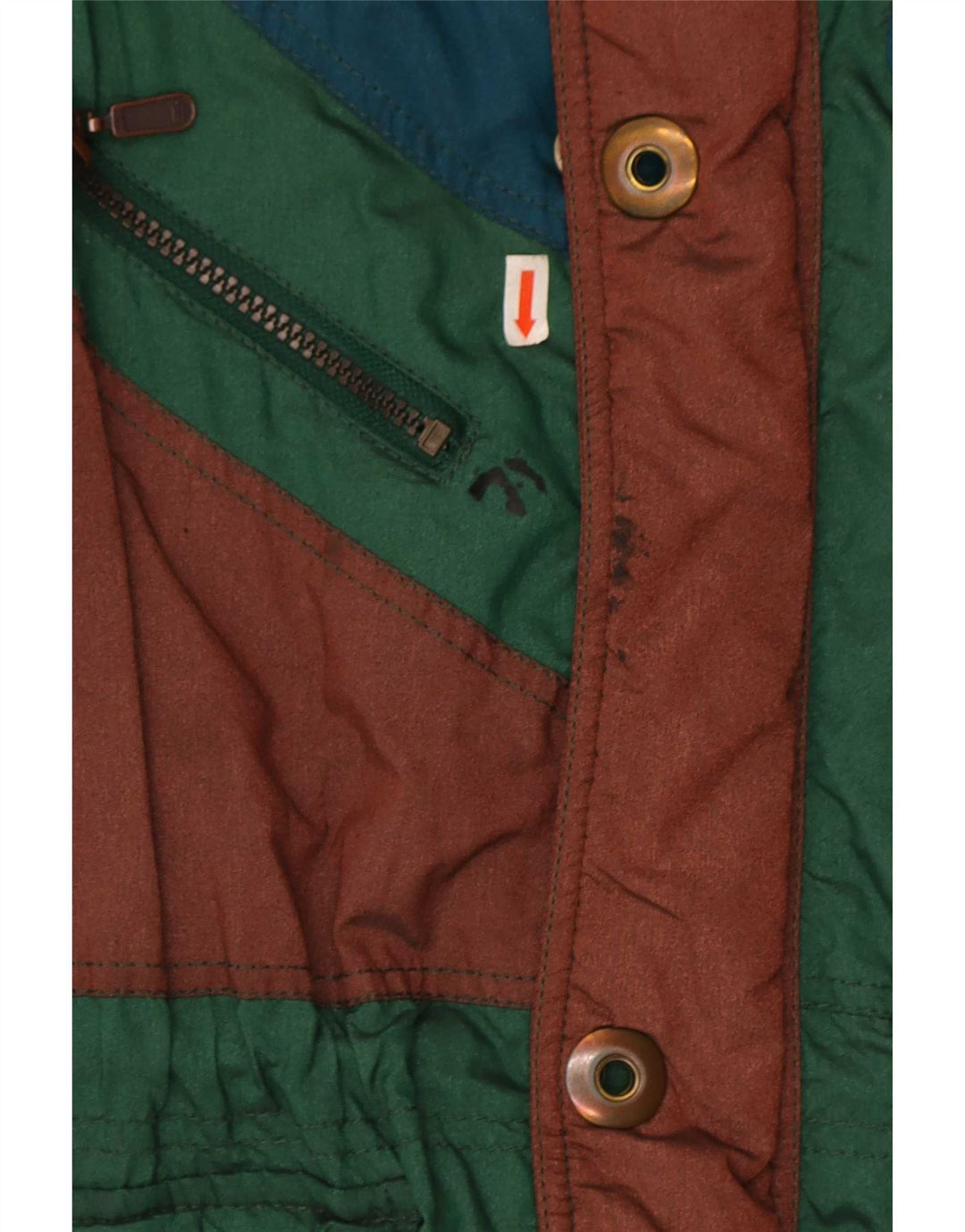 Jaqueta de esqui masculina Silvy IT 52 XL verde Colourblock poliéster
