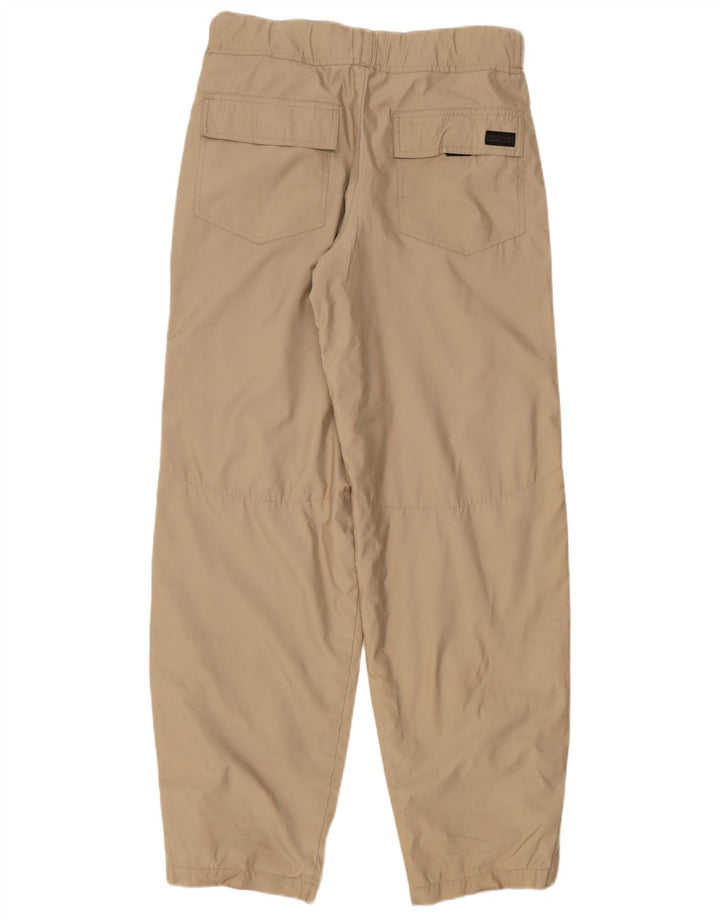 Calça casual reta masculina Superga médio W30 L33 poliéster bege