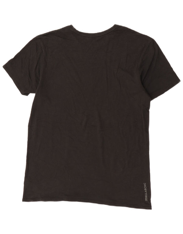 Camiseta masculina Billabong Slim Fit gráfica Top XL algodão preto