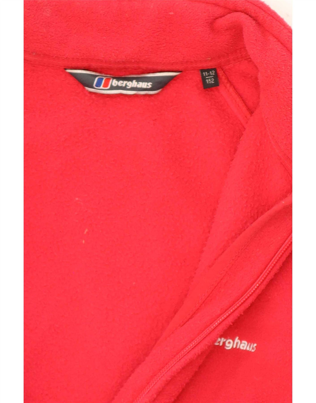 Jaqueta de lã masculina Berghaus 11-12 anos poliéster vermelho