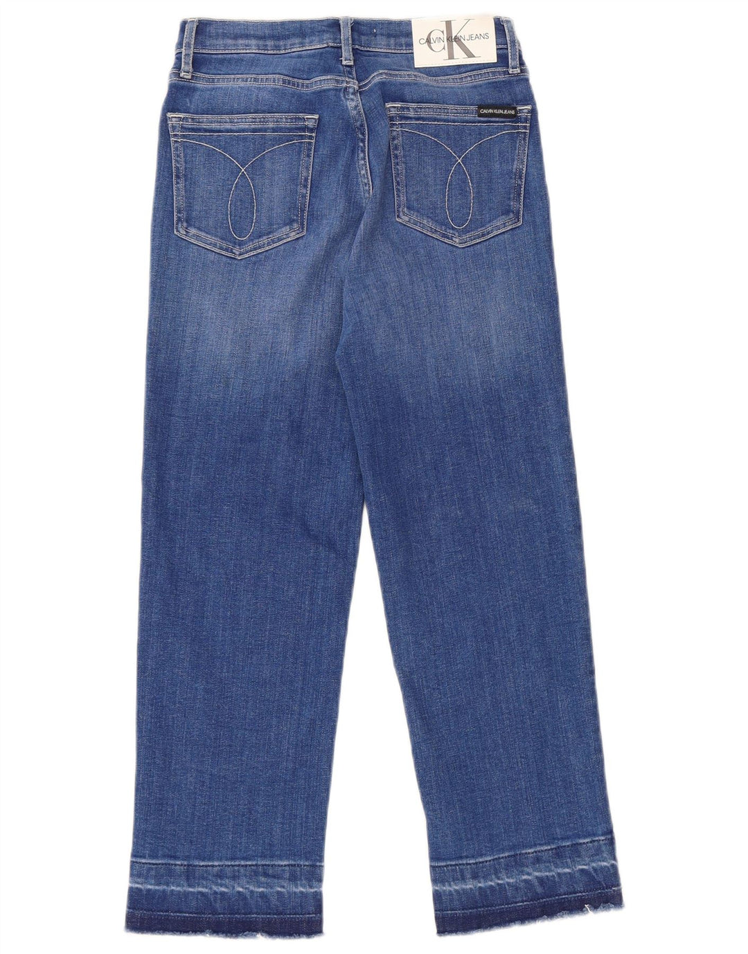 CALVIN KLEIN Jeans retos para meninas 11-12 anos W26 L23 Azul Algodão