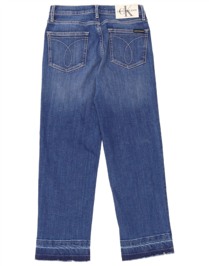 CALVIN KLEIN Jeans retos para meninas 11-12 anos W26 L23 Azul Algodão