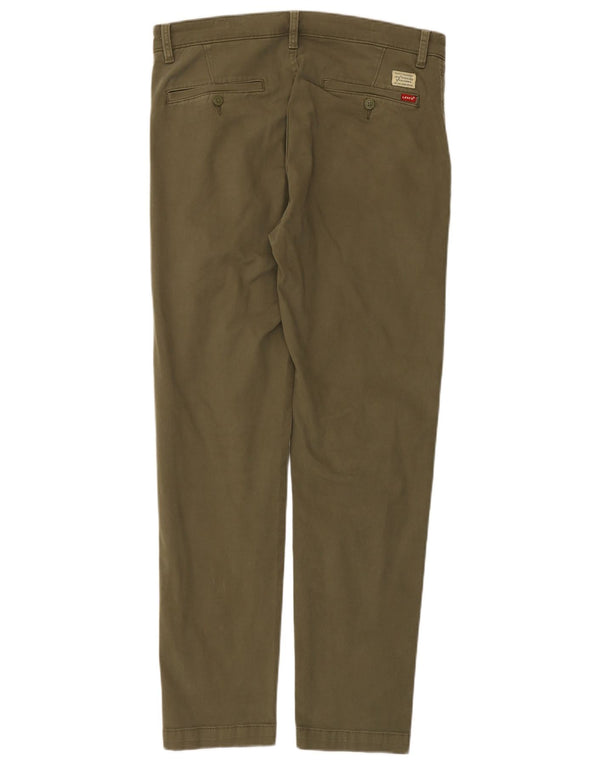 Calça Chino Slim Masculina Levi's W32 L32 Algodão Cáqui