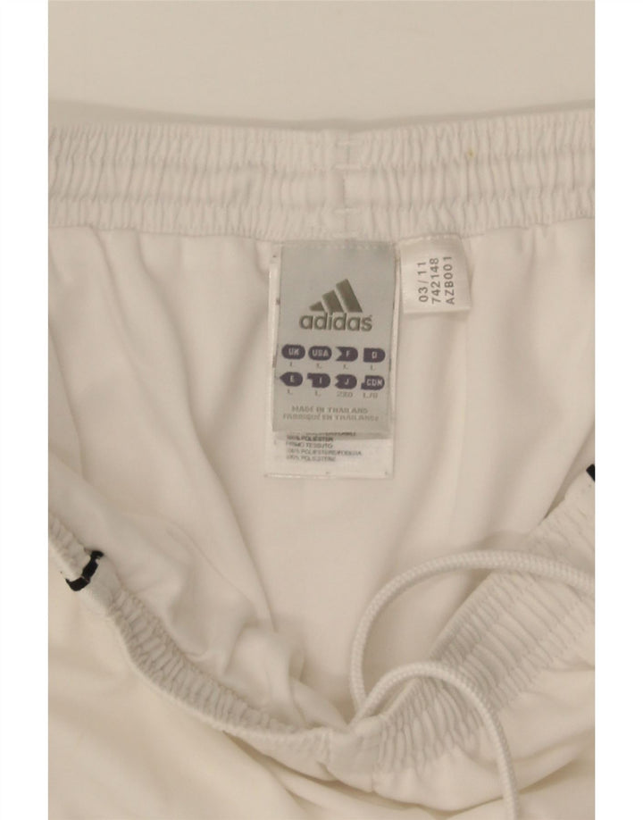 Adidas Mens Climalite Sport Shorts Grande Poliéster Branco