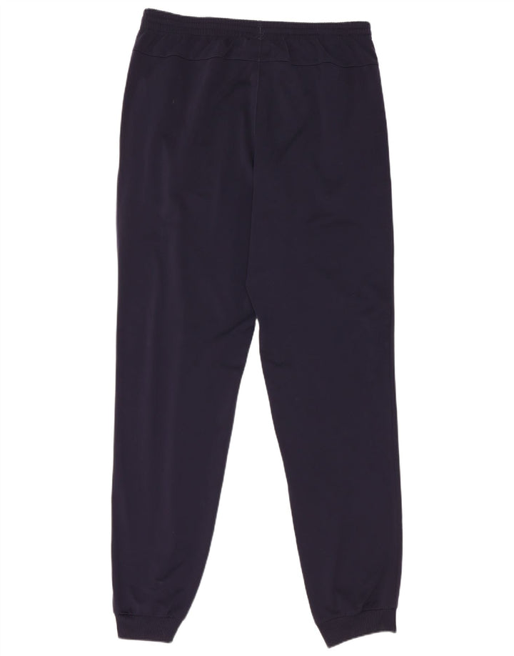 Calça de treino masculina Puma Joggers grande poliéster azul marinho