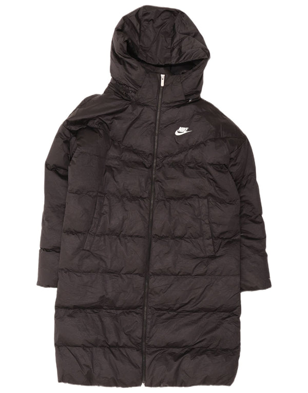 Casaco acolchoado com capuz masculino Nike Therma-Fit UK 36 pequeno preto nylon