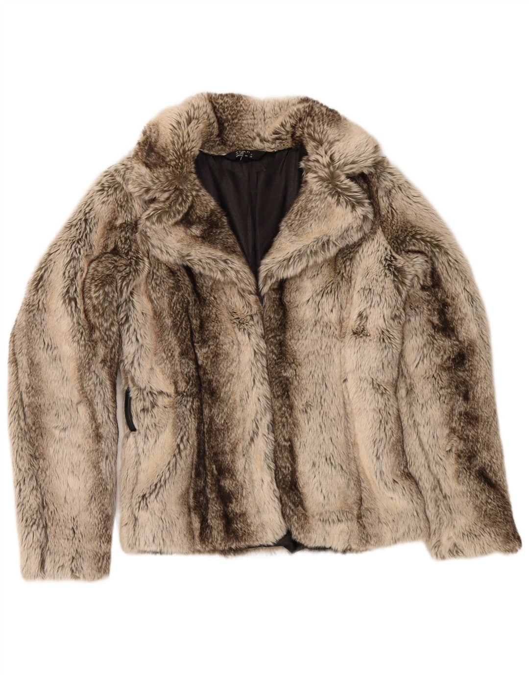 Jaqueta feminina STAR BY JULIEN MACDONALD Reino Unido 8 pequena estampa animal bege