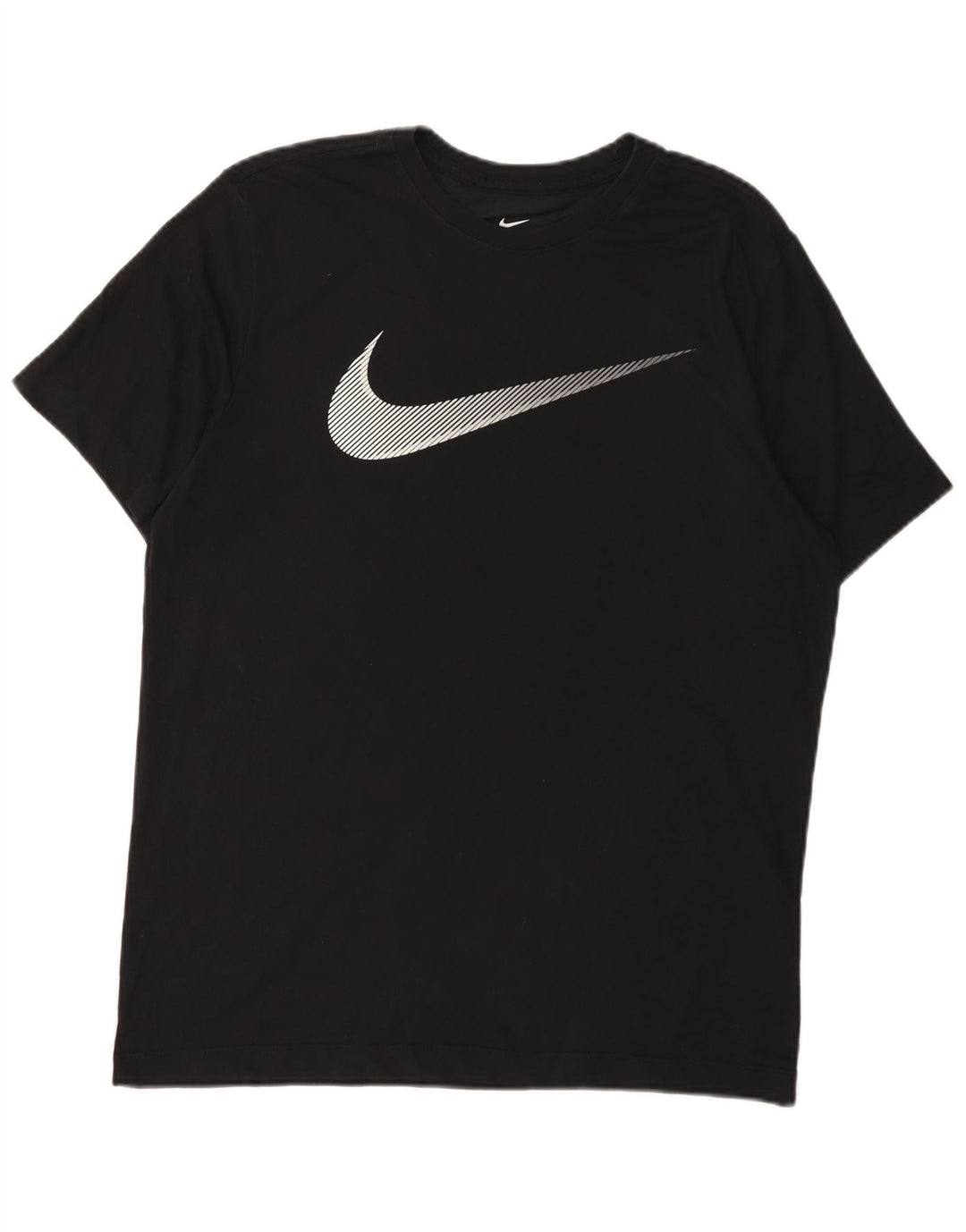 Camiseta Nike Masculina Dri Fit Graphic Top Médio Algodão Preto