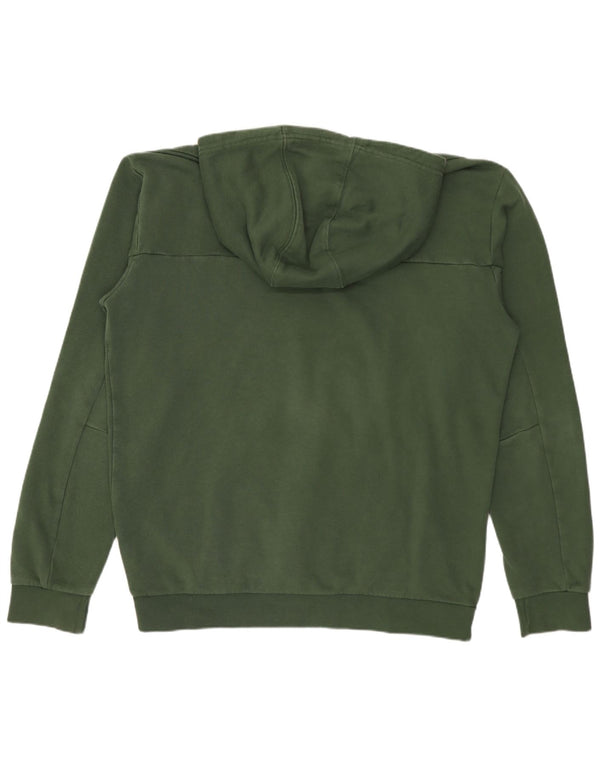 ADIDAS Mens Hoodie Jumper Médio Algodão Verde