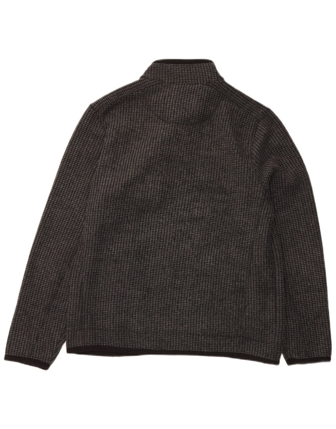 Jaqueta de lã masculina Weird Fish UK 40 poliéster cinza grande
