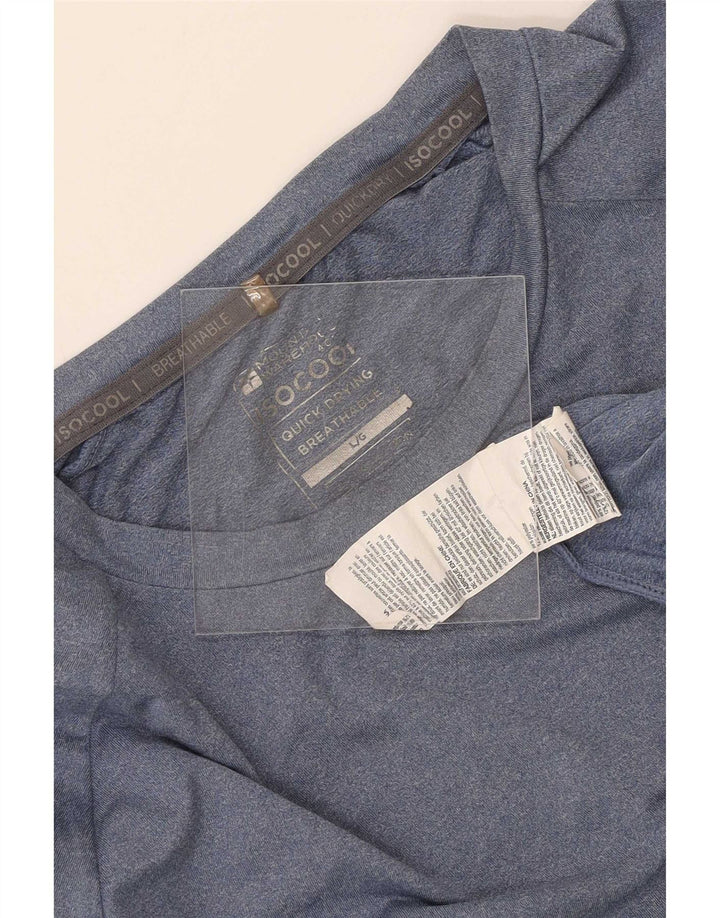 Camiseta masculina IsoCool Mountain Warehouse grande poliéster azul marinho