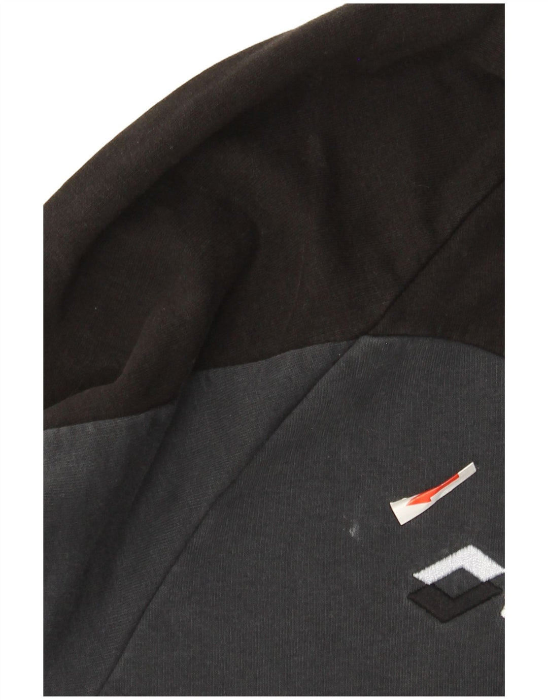 Lotto moletom gráfico masculino jumper grande preto colorblock algodão