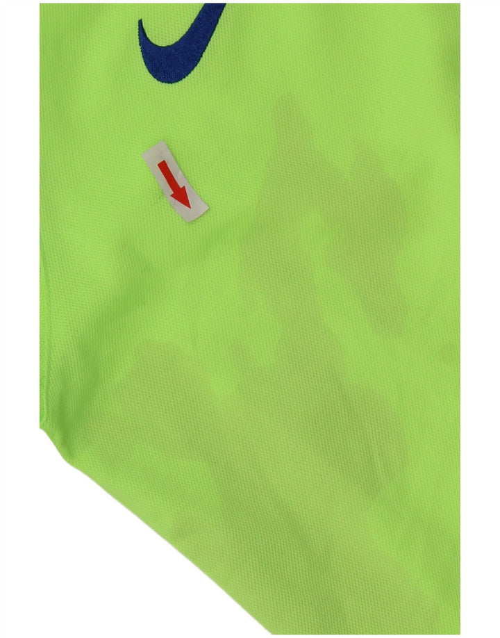 Nike Mens FCB Tracksuit Top Jacket Pequeno Verde Colorblock Poliéster