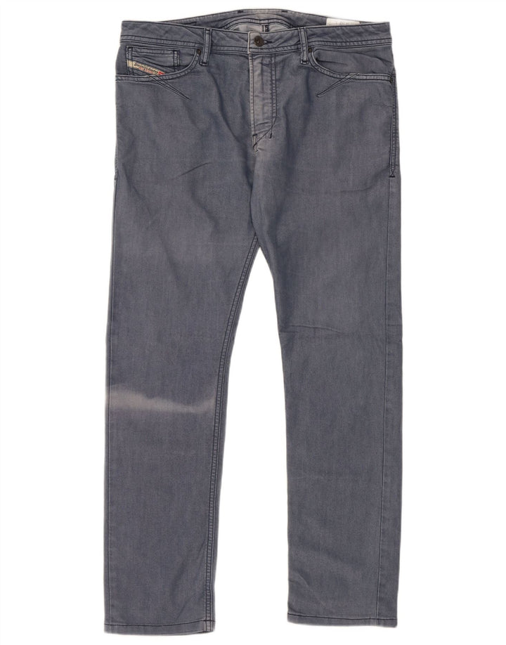 DIESEL Masculino Shioner Slim Jeans W32 L29 Azul Algodão