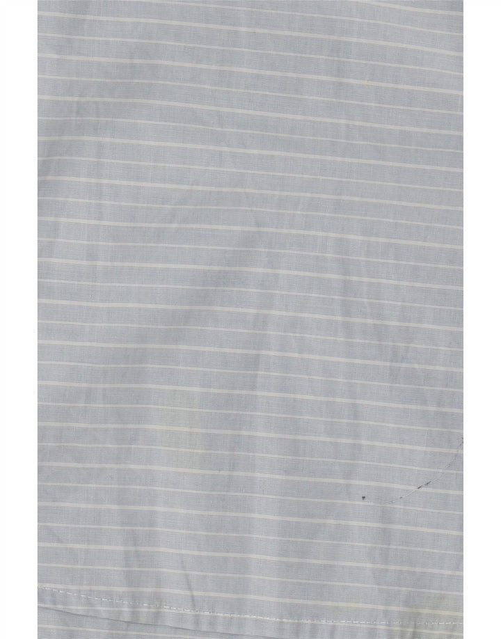 Camisa pulôver masculina Kappa grande algodão listrado azul