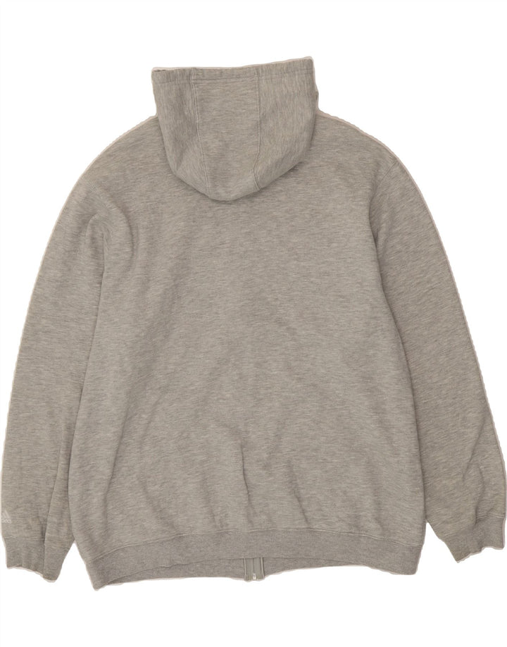 ADIDAS Mens Zip Hoodie Sweater XL Grey Cotton Vintage Adidas and Second-Hand Adidas from Messina Hembry 