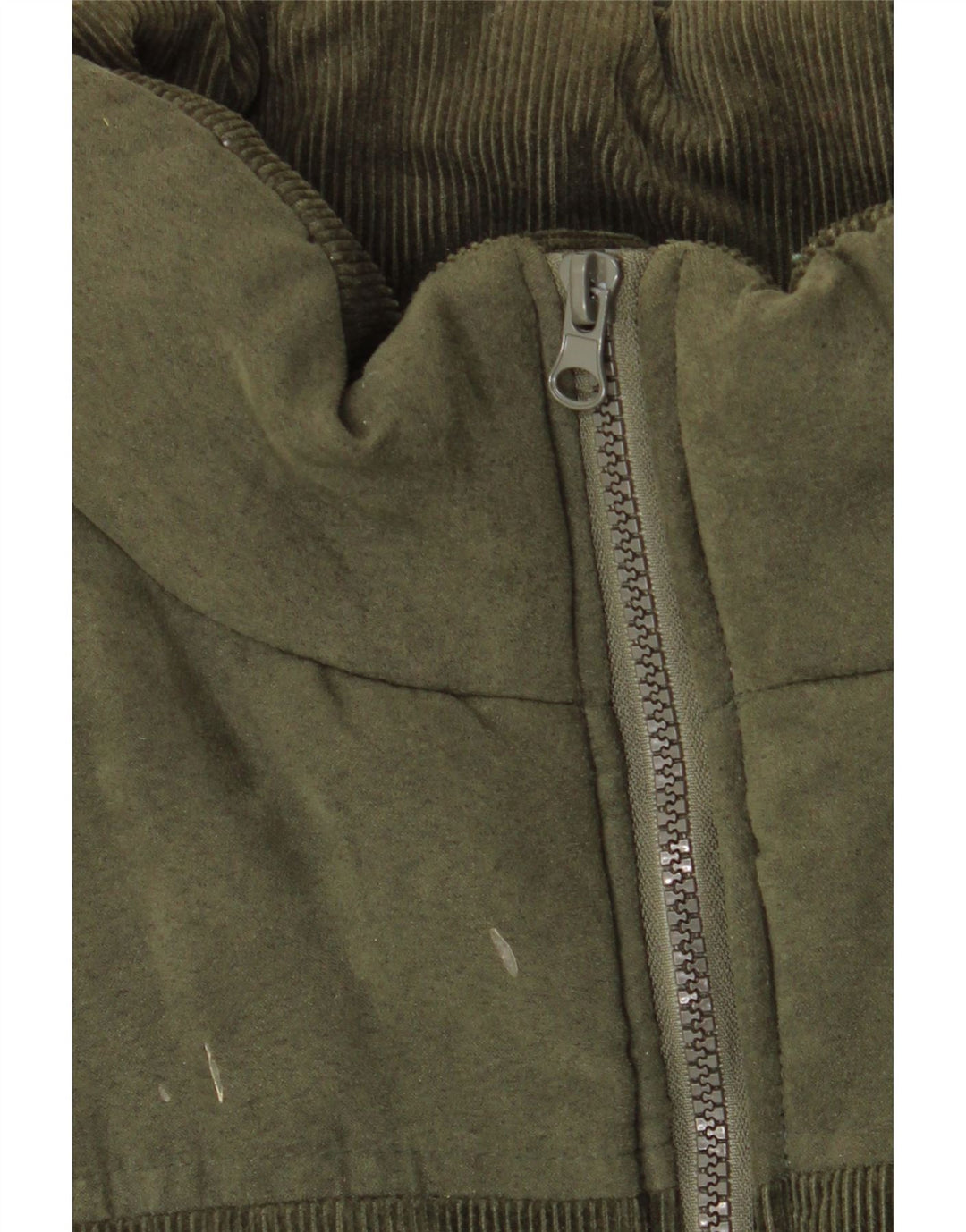 VINTAGE Mens Corduroy Padded Gilet UK 38 Medium Green Cotton Vintage Vintage and Second-Hand Vintage from Messina Hembry 