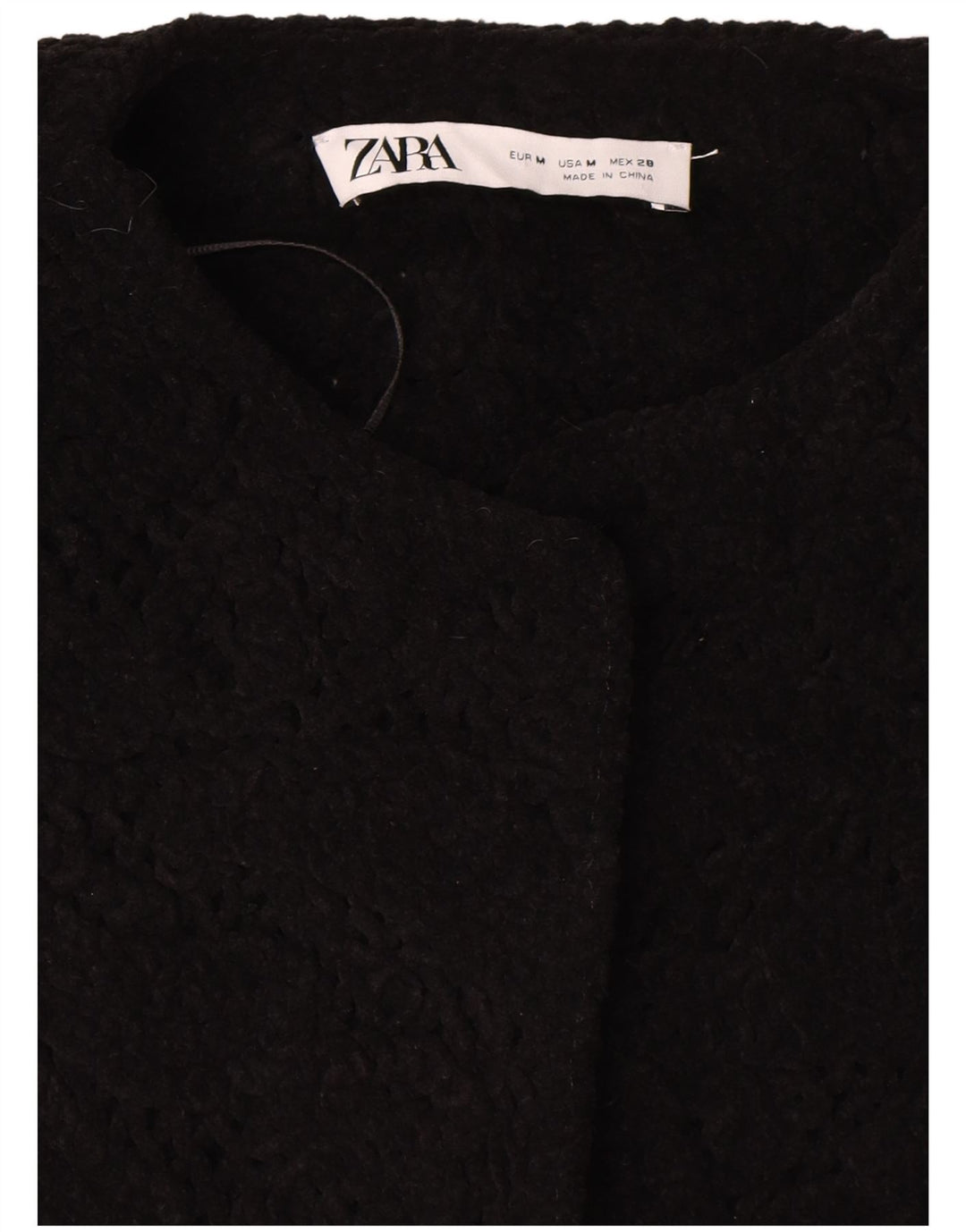 Jaqueta blazer oversized Zara feminina manga curta Reino Unido 14 médio preto