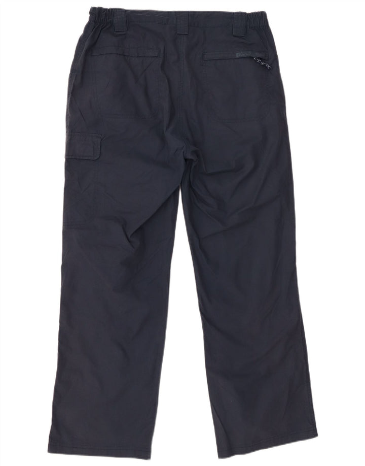 Calça cargo feminina MOUNTAIN WAREHOUSE Reino Unido 12 médio W32 L28 azul marinho