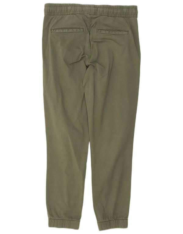 Calça jogger masculina Zara Chino pequena W28 L28 verde