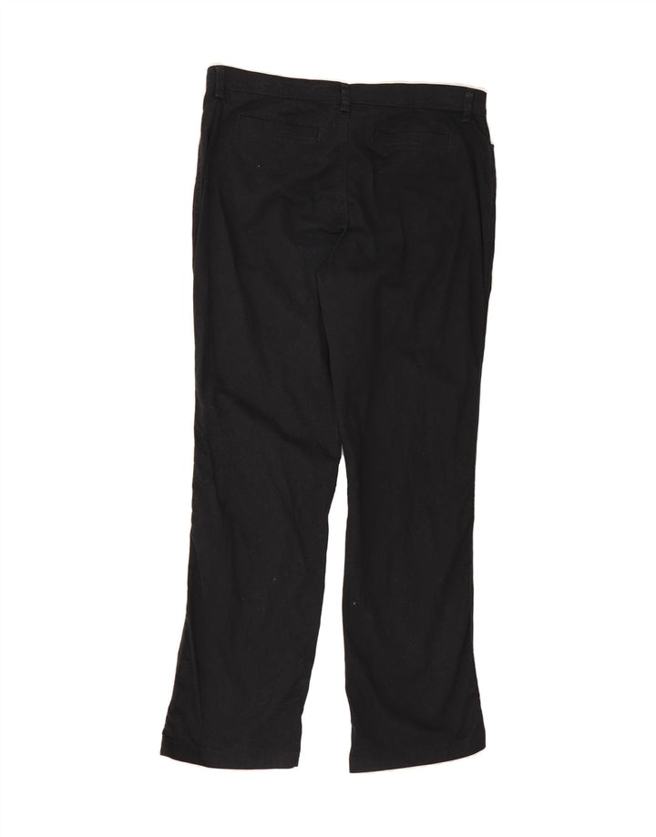 LEE Womens Raiders Straight Casual Trousers W36 L32 Black Cotton Vintage Lee and Second-Hand Lee from Messina Hembry 