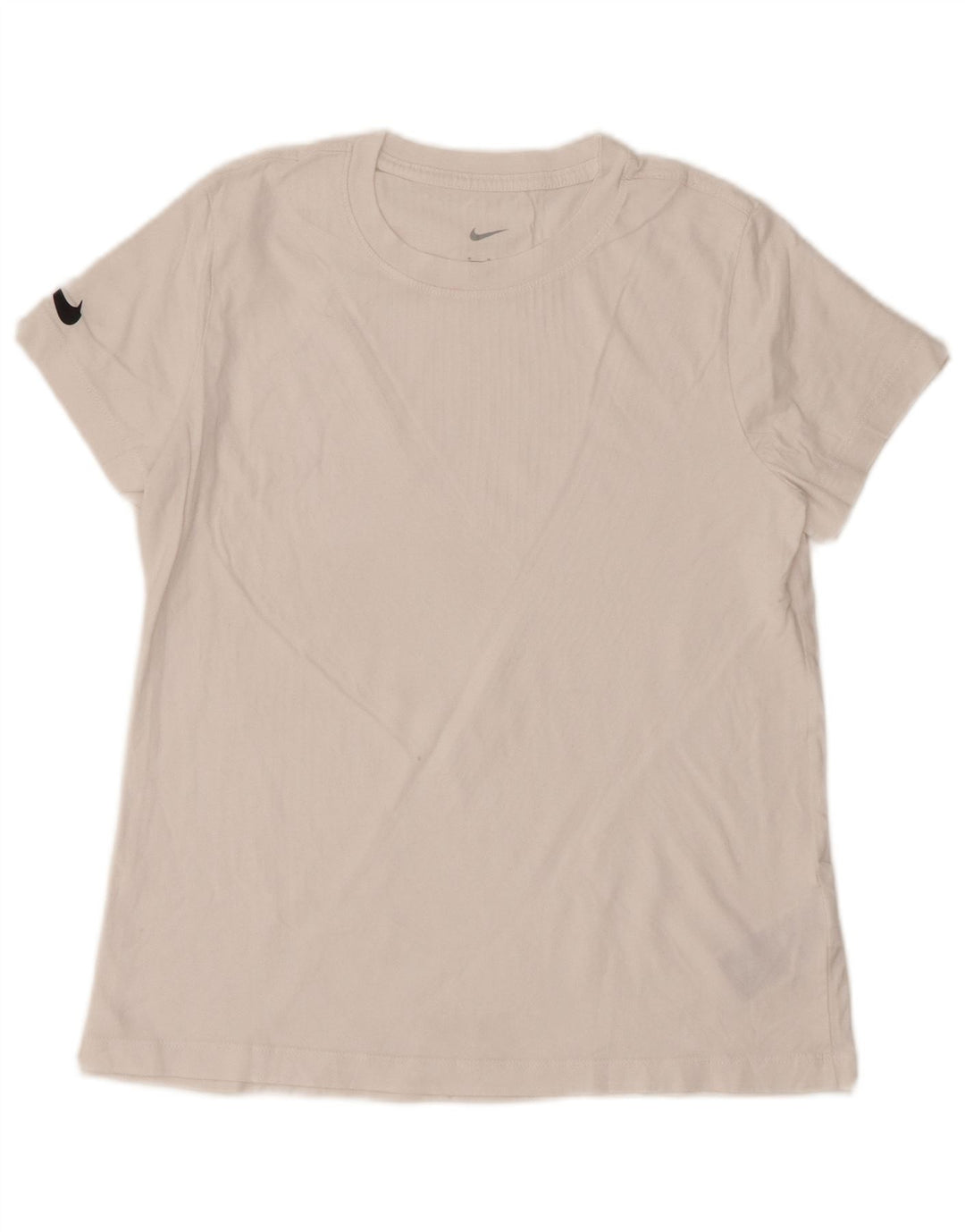 Camiseta feminina Nike UK 12 médio algodão branco