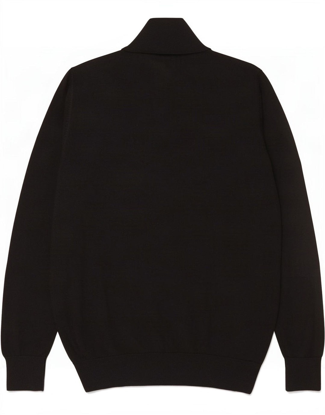 Lyle & Scott Suéter masculino com zíper e gola XL algodão preto