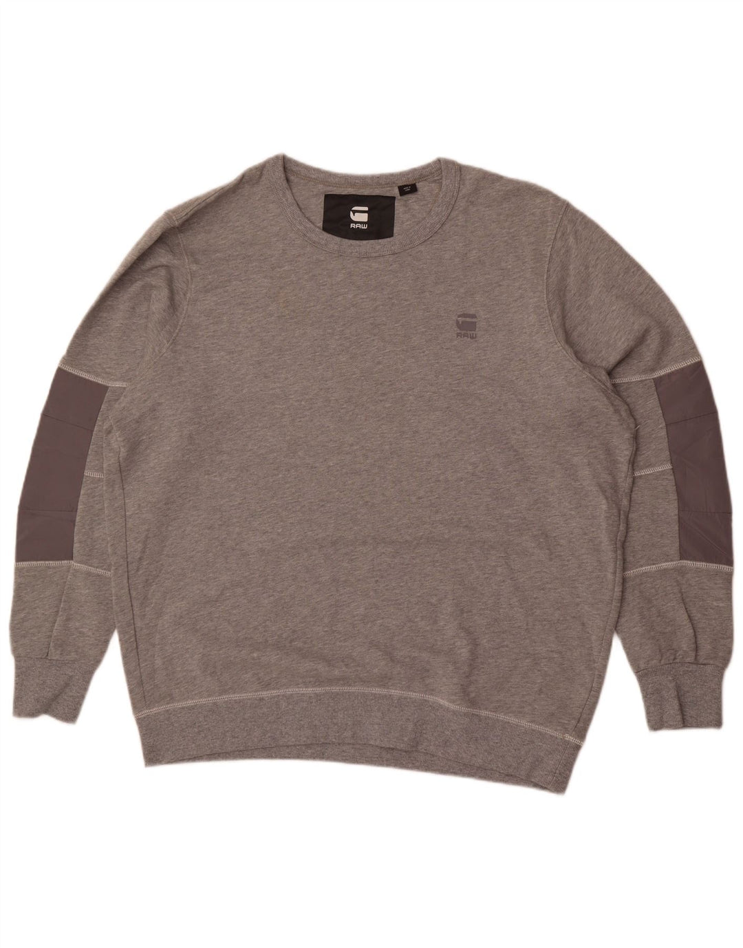 G-Star moletom masculino jumper 2XL algodão colorblock cinza