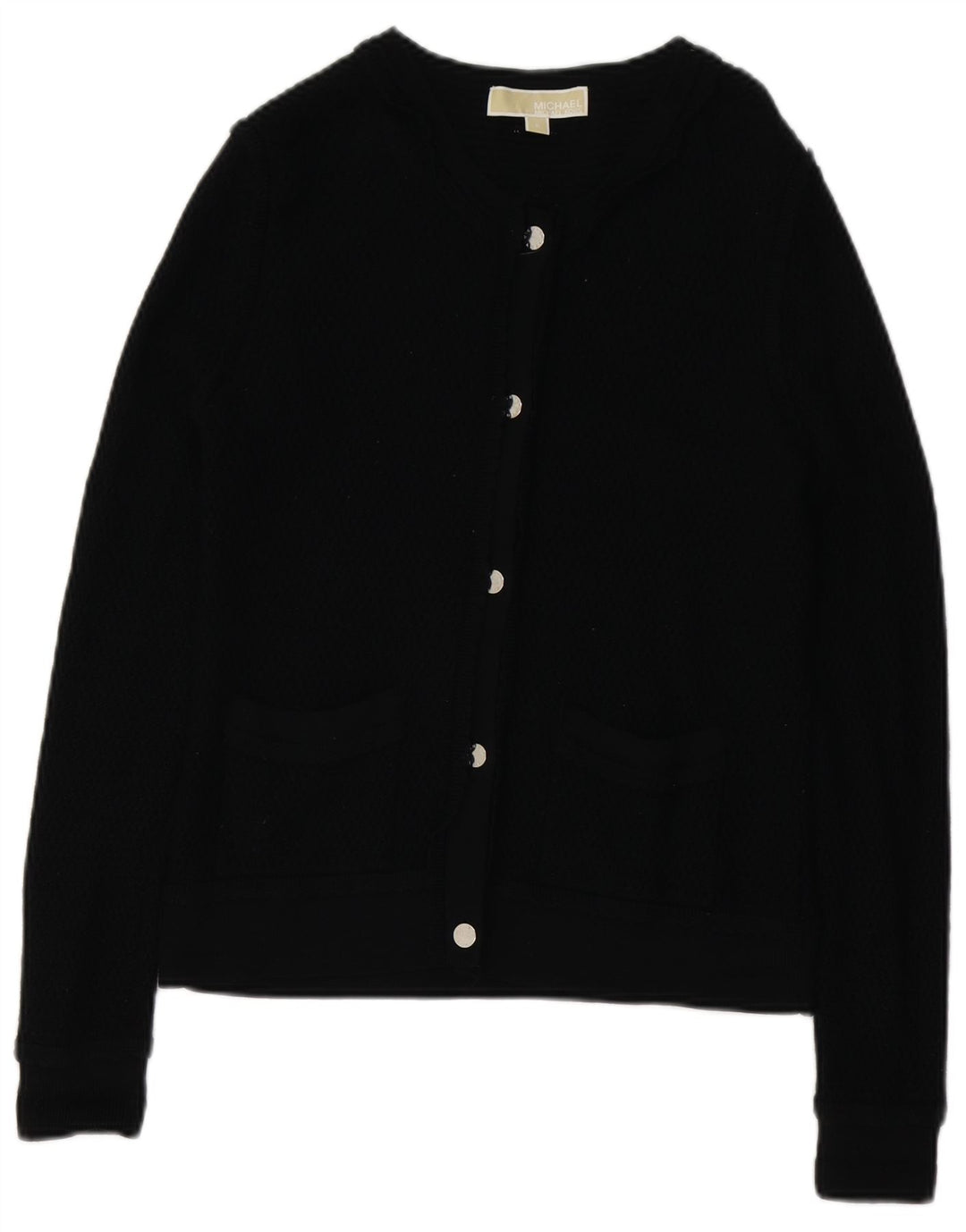 Suéter cardigã feminino Michael Kors Reino Unido 14 médio preto