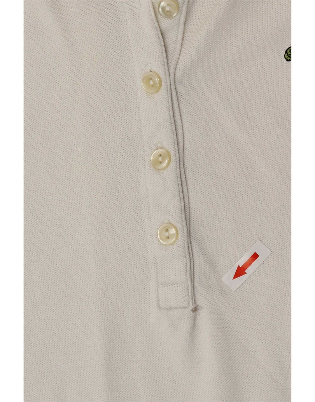 Camisa polo feminina Lacoste tamanho 38 médio branco
