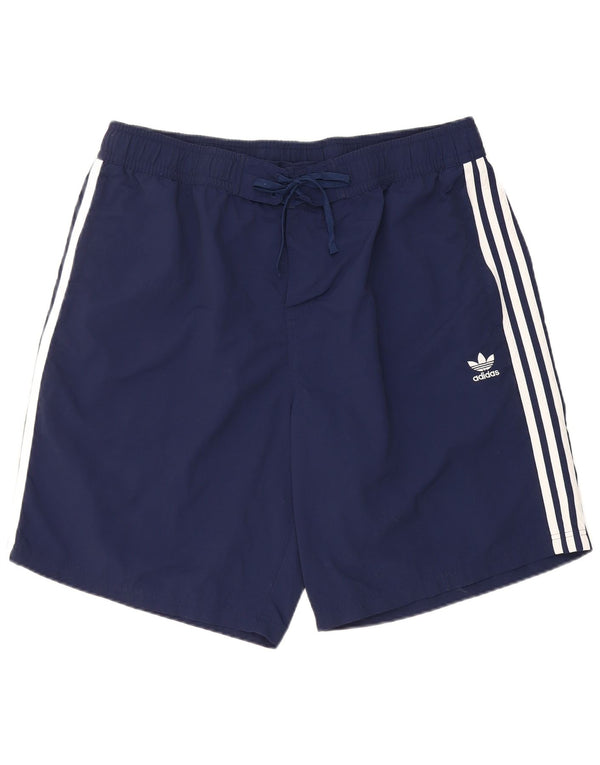 Shorts de natação masculino Adidas XL azul marinho poliéster