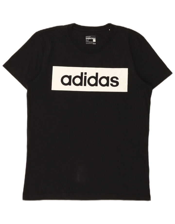 Camiseta Adidas Masculina Climalite Graphic Top Médio Algodão Preto