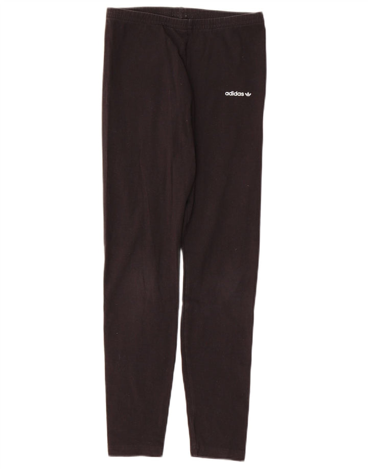 Leggings ADIDAS Meninas 11-12 Anos Algodão Preto