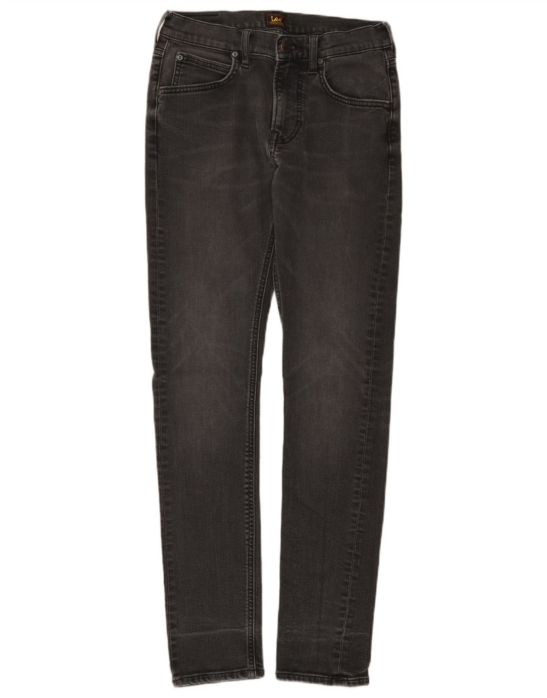Lee Mens Luke Slim Jeans W28 L32 Algodão Cinza